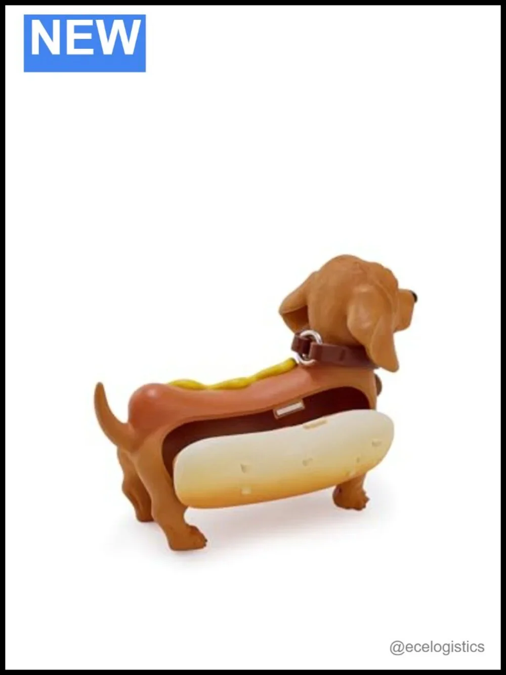 JW PEI Dachshund Hot Dog Clutch Resin Handbag